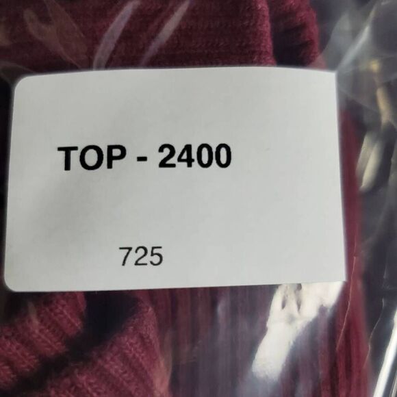 Aeropostale Women’s Pullover Hoodie XL Maroon Chenille Logo Kangaroo Pocket - Picture 6 of 6